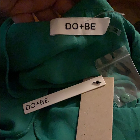 Do + Be 🔸 green long sleeve romper size L - Picture 9 of 10